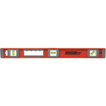 Johnson Level 24 In. Aluminum Magnetic Heavy-Duty I-Beam Level 1254-2400